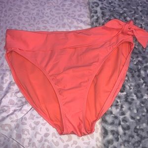 Coral swimsuit bottoms